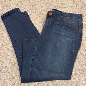 Democracy Dark Blue Skinny Jeans Size 14W
